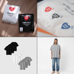 Human Made 3 Pack T-Shirt 3色$351 – BIY Roamer